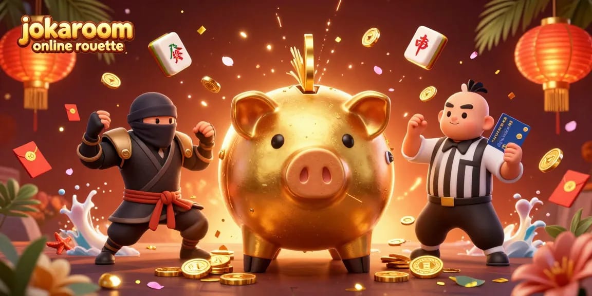 Experience the excitement of jokaroom online roulette with a cartoon showdown featuring vibrant casino elements.